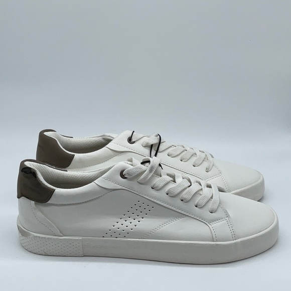 Bershka Other - Bershka men’s white sneaker with brown accent size 11